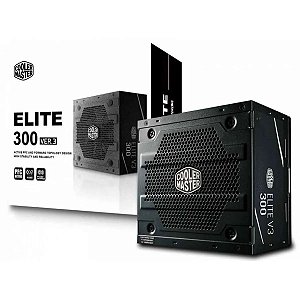 Fonte 300W Elite V3 Cooler Master MPW-3001-ACAAN1 PFC Ativo