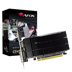 Placa de Vídeo Afox GeForce GT 210 1GB GDDR3 64Bits Low Profile AF210-1024D3L5-V2
