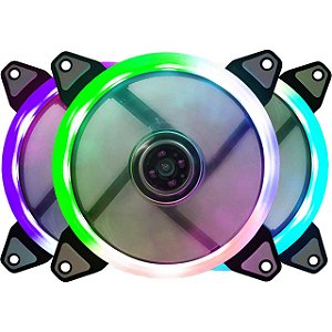 Cooler Fan Bluecase 120mm com LED RGB para Gabinete - BFR-07RGB