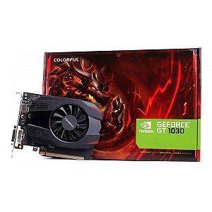 Placa de Vídeo Colorful GeForce GT 1030 2GB GDDR5 64Bit GT1030 2G V4-V