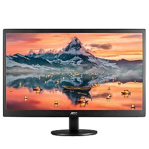 Monitor AOC 18,5 Led Widescreen Vga Hdmi VESA E970SWHNL