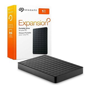 Hd Externo Seagate Portátil Expansion USB 3.0 1TB Preto STEA1000400