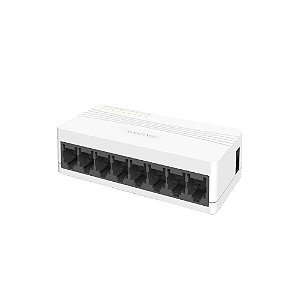 Switch de Mesa Hikvision 8 Portas Fast Ethernet 10/100 - DS3E0108DE