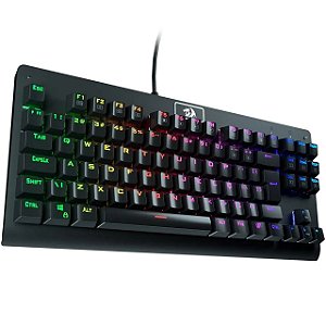 Teclado Mecanico Redragon Dark Avenger RGB Switch Red K568RGB-2 Vermelho