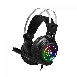 Headset Gamer KWG Taurus P1 Preto Rgb USB - Taurus P1 Rgb