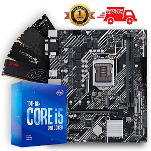 Kit Upgrade Gamer H510m Lga1200 + Intel I5 10600K + 8GB DDR4