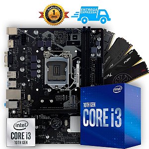 Kit Upgrade Gamer Intel i3 10100F +Placa mãe B560m +8GB DDR4