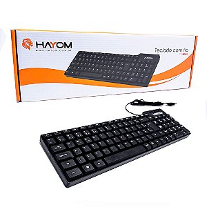 Teclado Básico Ergonômico Hayom Usb - Tc3201