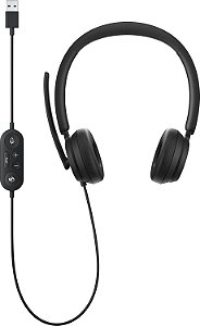 Headset USB Microsoft Modern Preto 6id00012 Drivers 28mm