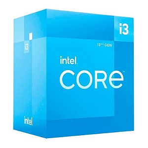 Processador Intel Core i3 12100 3.3GHz (4,3 Ghz Turbo ) LGA 1700 Com Cooler BX8071512100