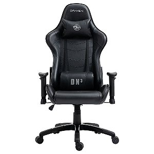 Cadeira Gamer Draxen DN2 Giratória Reclinável Black Dn003-Bk