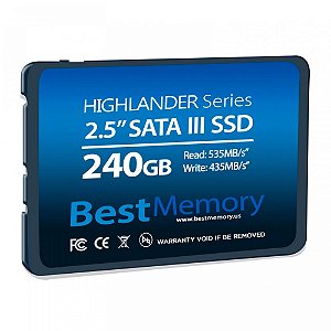 SSD Best Memory 240GB 2,5 sata 3 Highlander BTSDA-240G-535