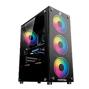 Computador Gamer AMD Ryzen 5 4500, 8GB DDR4 RGB, SSD 240GB, RX 550 4GB