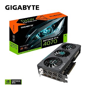 Placa De Vídeo Gigabyte Nvidia RTX 4070 Eagle OC 12Gb Gddr6X