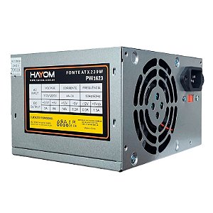 Fonte de Alimentação para Computador ATX Hayom 230W PW1623