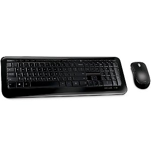 Teclado e Mouse Microsoft S/ Fio Wireless Desktop 850 Multim