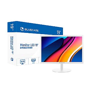 Monitor Bluecase 19 Bm19d3hvw Hdmi Vga HD Branco 75hz 16:6