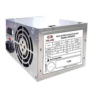 Fonte de Alimentação ATX C3-Tech 200 Watt  PS-200V4 sem cabo