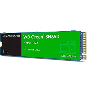 SSD M2 2.280 WD Green SN350 1TB Leitura3200MB Gravação 2,5GB