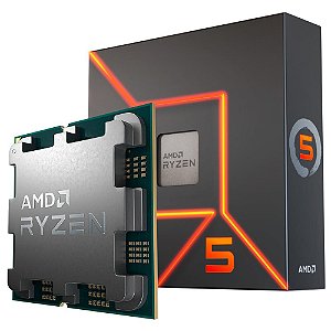 Processador AMD Ryzen 5 7600 5.1GHz Cache 38MB AM5 6 Vídeo