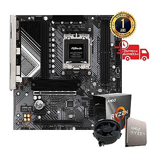 Kit Placa Mãe ASRock B650M-HDVM.2 + Processador AMD 5 8600G