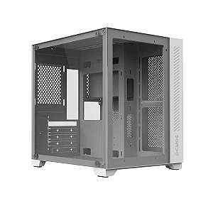 Gabinete Pcyes Gamer Forcefield Ghost Mid-Tower White GFFWGP