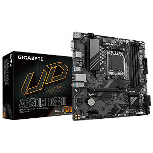 Placa Mãe Gigabyte A620M DS3H 1.1 AMD AM5 Micro ATX DDR5