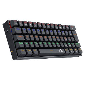 Teclado Mecânico Redragon Lakshmi Preto RGB Switch Preto