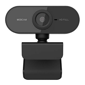 Webcam Bluecase Preto 1080P USB Microfone BWEB1080P-02