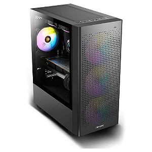 Gabinete Gamer Antec NX500M Mini Tower M-ATX 3 Fans RGB Pret