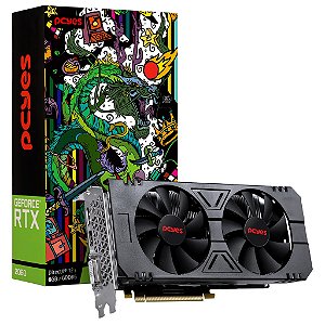 Placa de Vídeo Pcyes RTX 2060 GeForce 6GB GDDR6 192Bit
