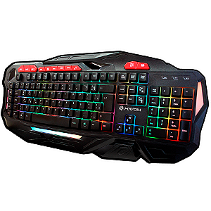 Teclado Gamer Semi Mecânico Hayom Preto Iluminação Led
