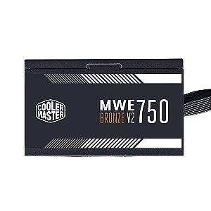 Fonte Cooler Master MWE 750W 80 Plus Bronze Full Range PFC