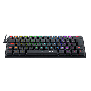 Teclado Mecânico Redragon Gamer Anivia RGB Switch Marrom