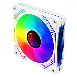Cooler FAN Hayom p/ Kit FC1309 Led RGB 120mm Branco FC1309