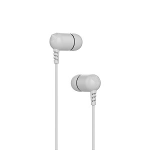 Fone de Ouvido C3Tech Intra Auricular Branco EP-07WH