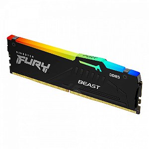 Memória Kingston Fury Beast 32GB DDR5 6000MHZ Preto RGB