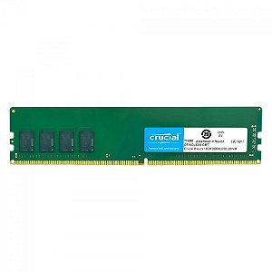 Memória Crucial 16GB DDR4 PC4 CL22 3200MHz Verde- CB16GU3200