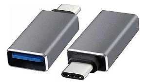 Adaptador da MD9 USB 3.0 Fêmea X USB C Macho OTG Preto