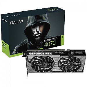 Placa De Video Galax Geforce RTX 4070  12gb Gddr6x 192 Bits