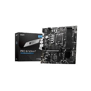 Placa Mãe MSI PRO B760M-P LGA 1700 B760 mATX DDR5