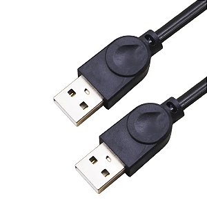 Cabo USB 2.0 AM/AM 1,50 Metros Preto