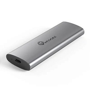 Gaveta Case para SSD M.2 SATA/NVMe USB 3.1 - Prata