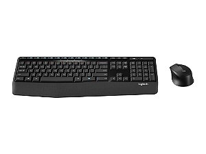 Combo Teclado E Mouse Sem Fio Logitech Mk345 Layout Abnt2