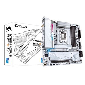 Placa Mãe Gigabyte B760M Aorus Elite X AX Wi-Fi LGA1700 DDR5