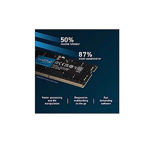 Memoria Crucial  para Notebook DDR5 16GB 5600MHZ