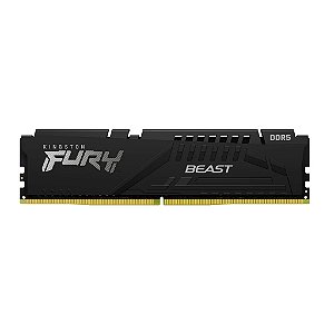 Memória Kingston Fury Beast DDR5 16GB CL40 5600MHZ  Preto