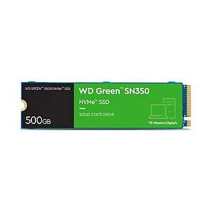 SSD WD Green SN350 500GB PCIe M.2 2280 NVme Leitura 2400MB/s
