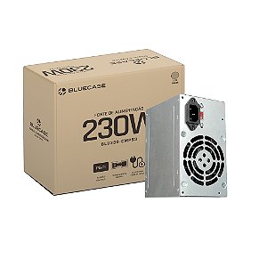 Fonte Bluecase  230W ATX PS/3 Com Cabo - BLU230-CMPS3