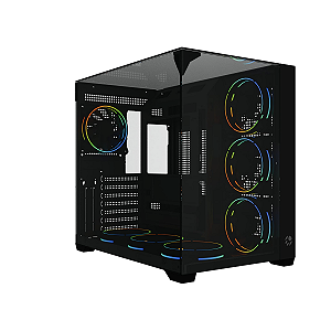 Gabinete Gamer BG-058GRB Grand Tokyo Preto
